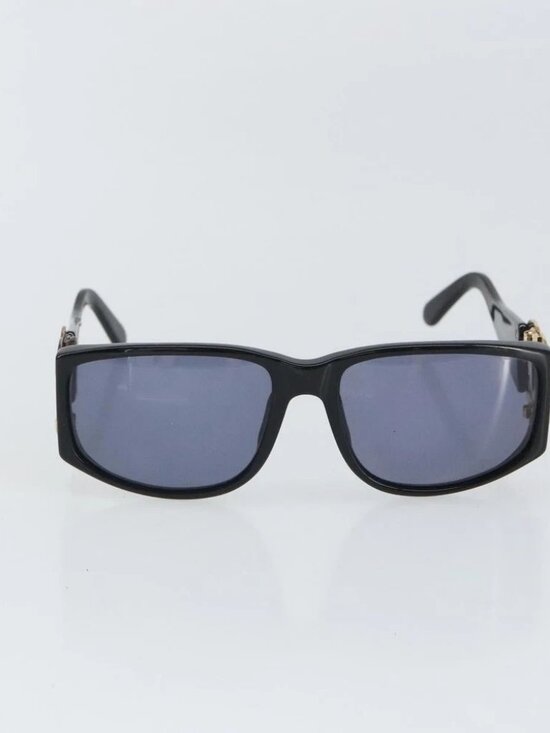 CHANEL Sunglasses plastic Black CC Auth main image 10